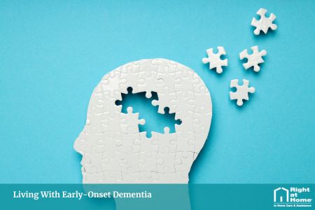 RightAtHome_HomeCare_SupportAtHome_Living With Early-Onset Dementia_Photo Human head with puzzle pieces missing representing dementia